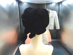 betmar black velvet bow bk